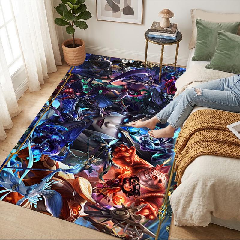 Fantasy Heroes Living Room Nonslip Area Rug Soft Carpet For Bedroom Game Playroom Sofa Office Home Decor Doormat Christmas Gift C9302284