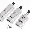 Stainless Steel Door Latch Spring Lock with Screws Automatic Spring Latches Door Window Catch Lock Gate Anti-theft Hardware