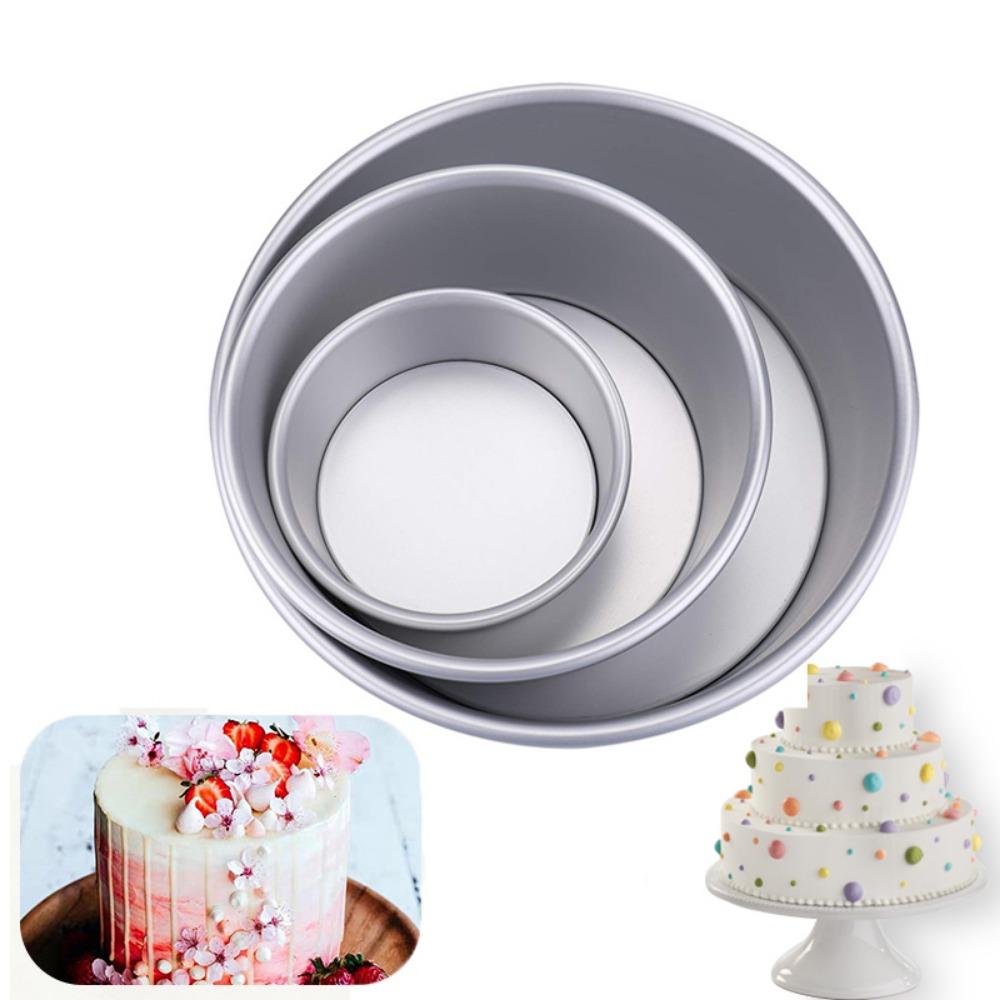 Bottom Removable Aluminum for Cheesecake Bread Pizza Chiffon Pan Cake Mold Baking Tray Fondant Mold