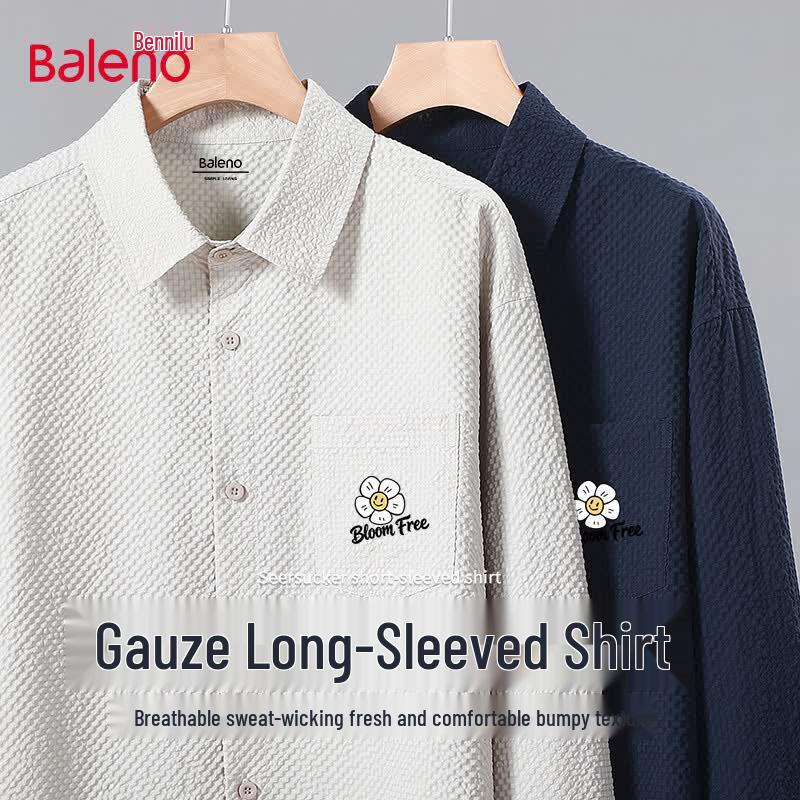 Baleno Men s Casual Long Sleeve Shirt XL