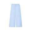 Fashionable Versatile Loose Wide-Leg Cool Feeling Casual Pants Women Bottoms Cashmere-Blue L225W097-00F5