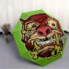 1pc Zombie Wolf Auto Open/close, All-Season Portable Folding Umbrella for Women & Men, Travel, Everyday, Formal Events - Compact Luxury Parasol, Outdo