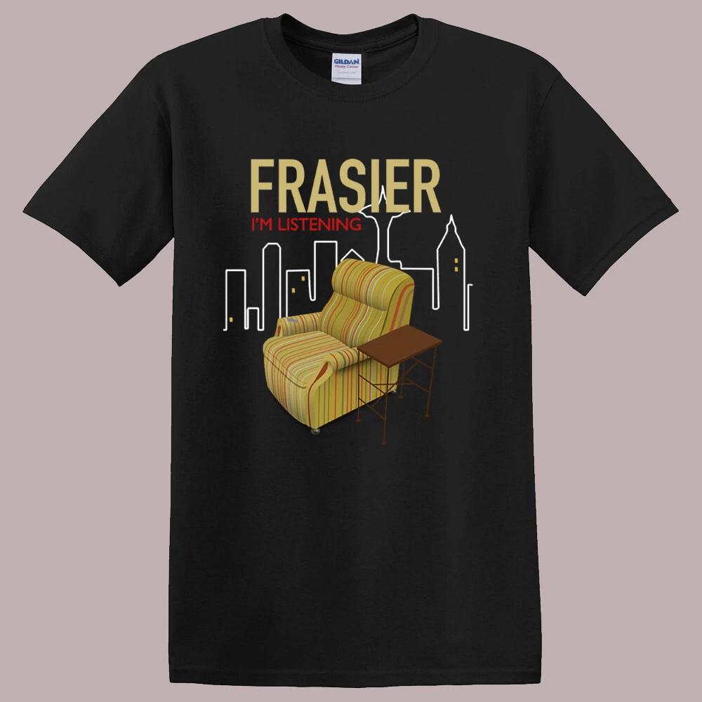 Frasier Seattle TV Show Men s Black Size S-5XL XS