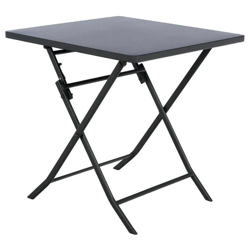 Greensboro SQUARE FOLDING TABLE 70x71cm graphite