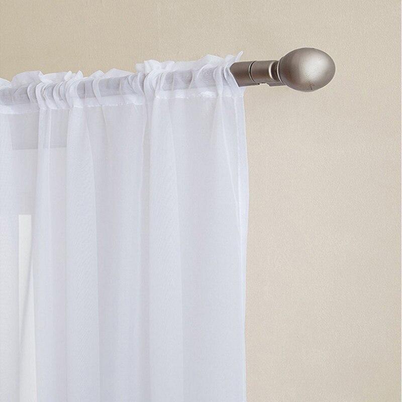 Modern Minimalist Specialty Solid Color Breathable Translucent Thin Window Screen White Window Screen