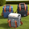 1PC Picnic Bags Double Layer Lunch Bag Thermal Insulation Food Drink Storage Tote Crossbody Cooler Picnic Supplies Storage Bags