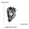 Elegant Crystal Alloy Brooch for Women's Suit