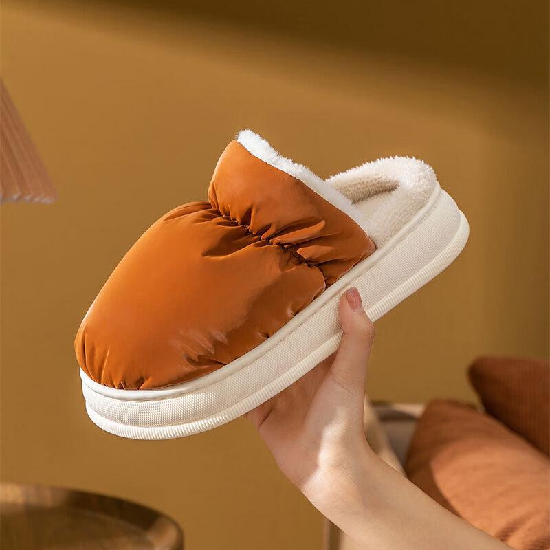 Водонепроницаемые Утолщенные Пуховые Хлопковые Тапочки