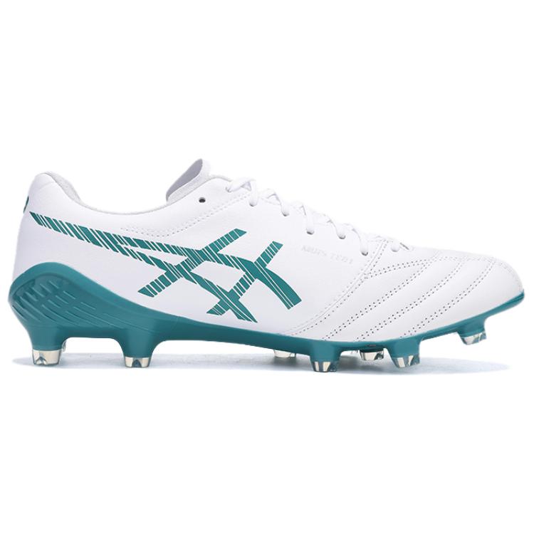 Asics Ds Light X-Fly 5 Fashion Versatile Hg (Rubber Short Stud) Synthetic Leather Kangaroo Skin Soccer Shoes Men Soccer Shoes White Blue 1101A047-107