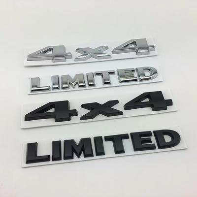 Metal Car Trunk Badge Stickers For Jeep 4X4 Limited Letters Emblem Logo Grand Cherokee Overland Compass Wrangler Accessories