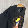 [USED] Naruto Uzumaki T-shirt, Size XL, Black, Men's Anime