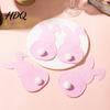 Spring Party Dining Accessory 4 Pcs Easter Bunny Cutlery Holders Felt Tableware Pouch Bags Cute Rabbit Utensil Table Ritual Decor Sleeve Fork Spoon