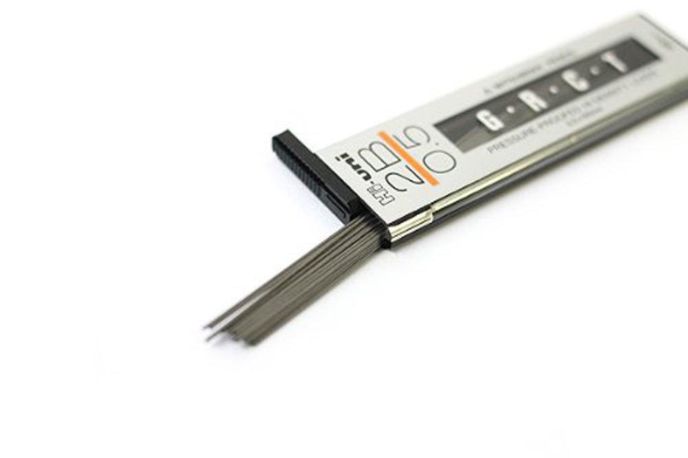 Ołówki mechaniczne Mitsubishi Pencil Wkłady High Uni 2B 10 sztuk HU053002B 0,5