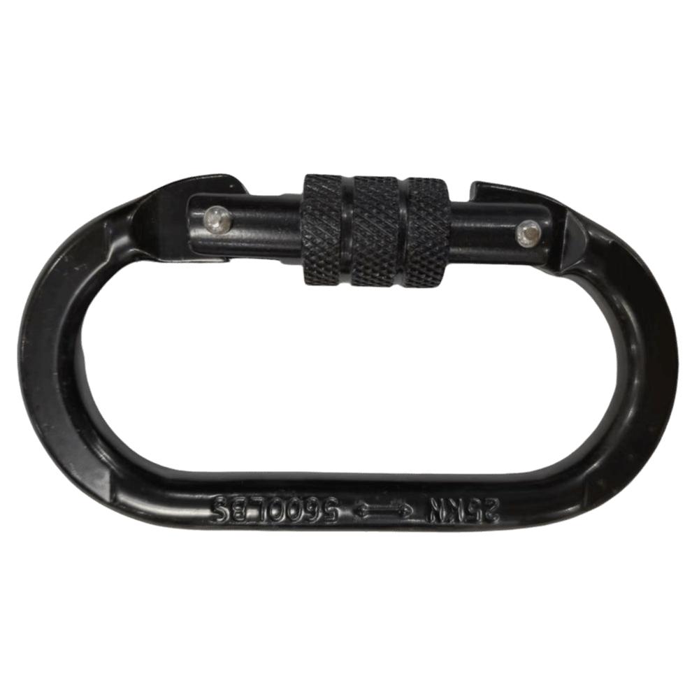25KN High Strength Safety Auto Lock Buckle Aluminum Zinc Zinc Alloy Outdoor Sports Buckle  Rock Climbing