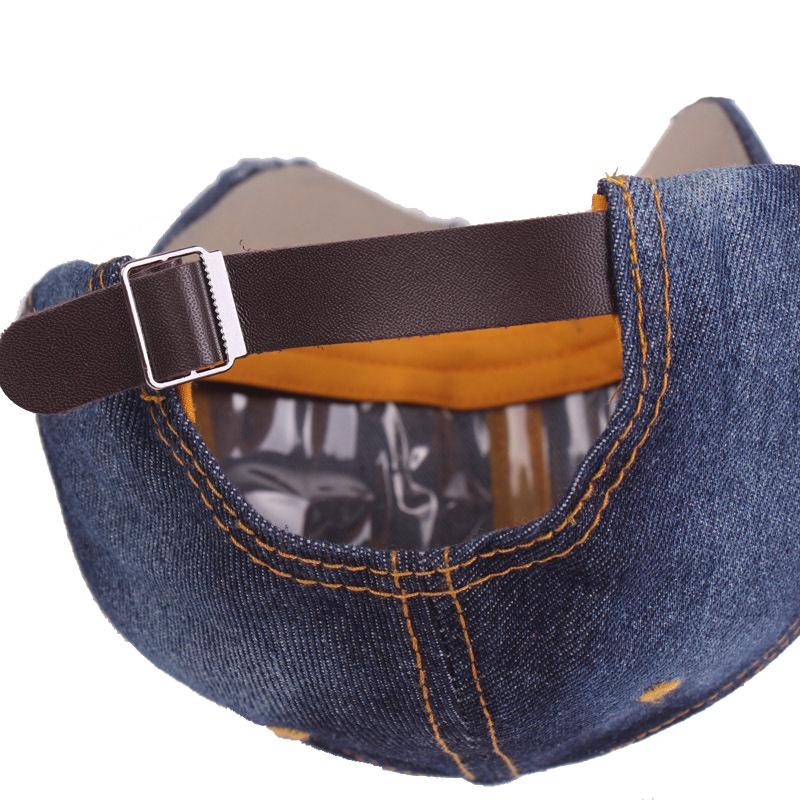 Denim Baseball Cap Women's Sun Hat Men's Hat Peaked Cap Sun Visor Hat