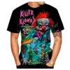Joker Pattern 3D Digital Printing Men's Fashionable Casual Round Neck Short Sleeved T-shirt