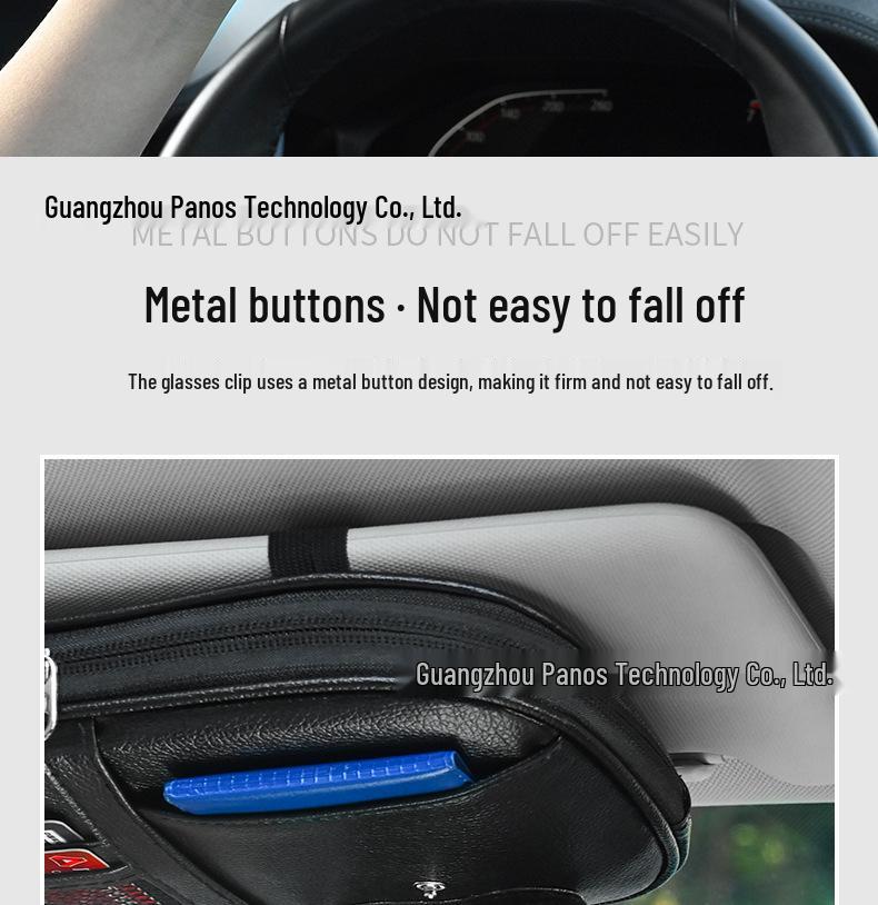 Car Sun Visor Storage Bag: Document & Card Holder, Multi-functional Interior Organizer