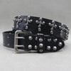 Cross Personalized Decoration Skull Men's Leather Belt Punk Style Trendy Versatile Rivet Leather Belt