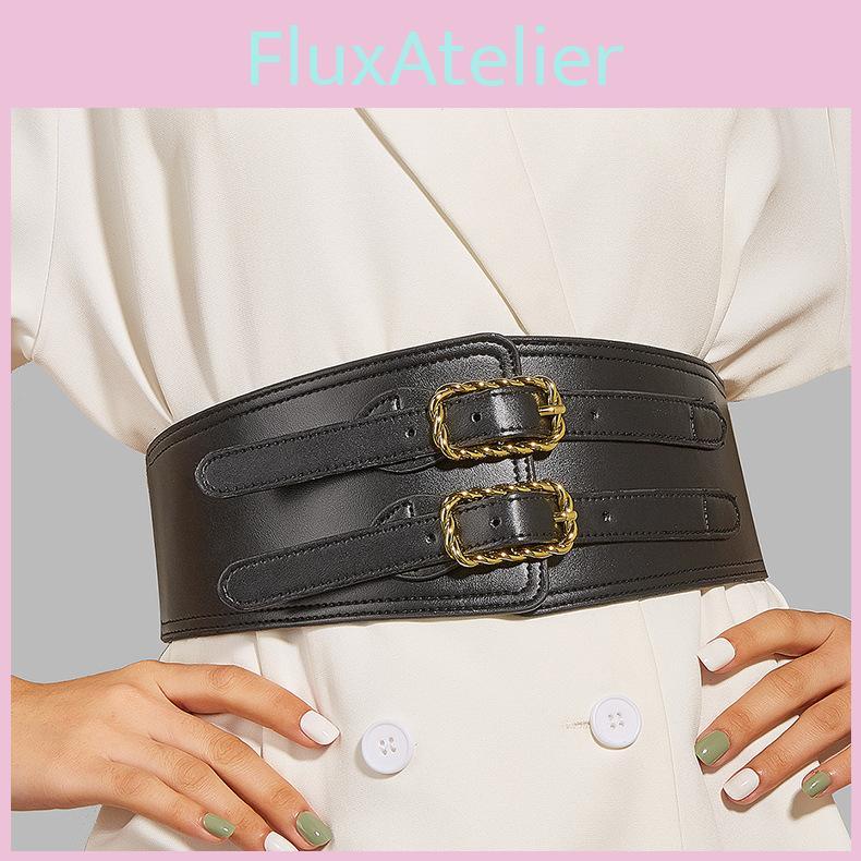Summer Winter Versatile Waist Band For Women With Retro Metal Buckle For Dress Decoration