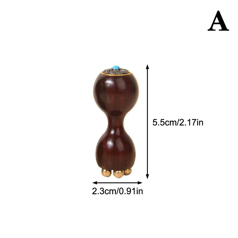 

Professional Lotus Seedpod Brass Rosewood Facial Lifting Gua Sha Tool Eye Relaxation Spot Meridians Acupoint Massage Handheld A