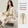 Women's 2025 Cartoon Pajamas: Padded, Long Sleeve, Kimono Cardigan for Autumn, Spring & Winter Home or Outdoor Wear