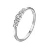 Ada Jewelry 925 Sterling Silver Joyeria Fina Womens Rhodium Plated Zircons Eternity Band Ring