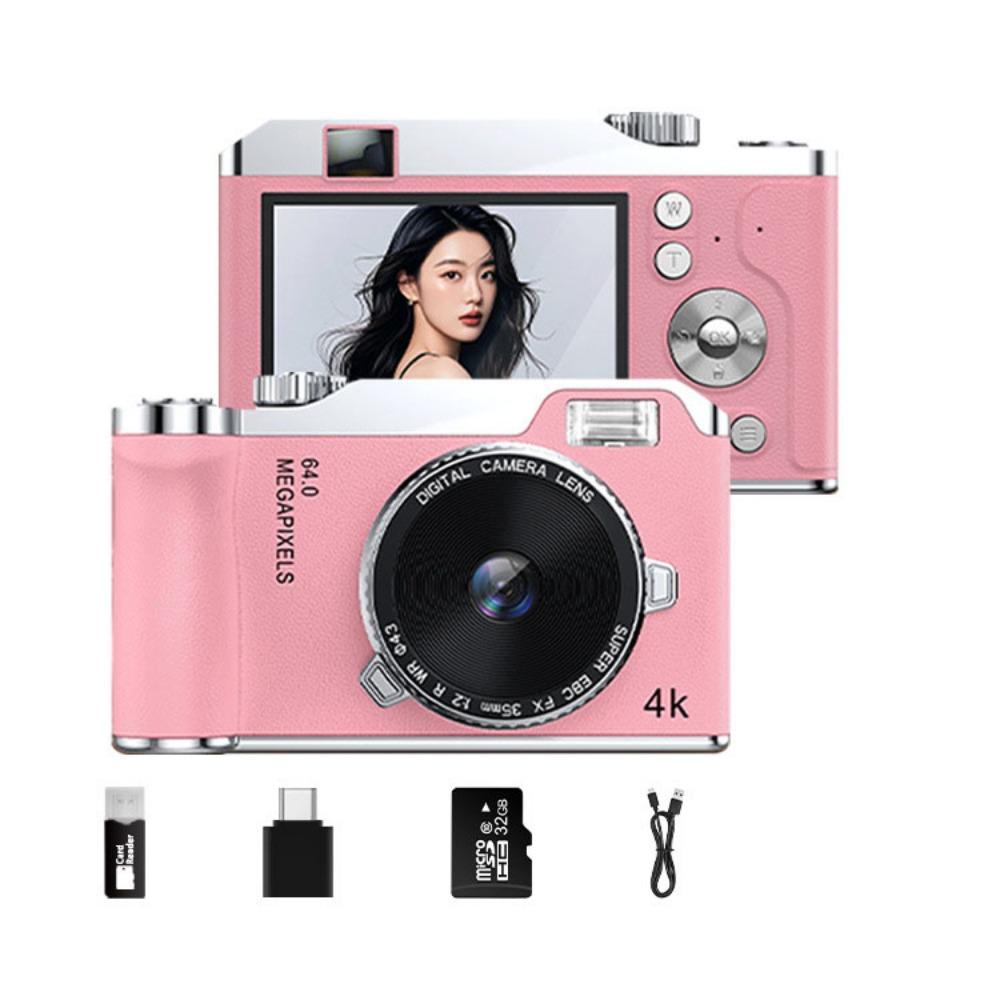Autofocus Entry-Level CCD Camera 16x Zoom 64MP Photography Video Camcorder  Video Recording