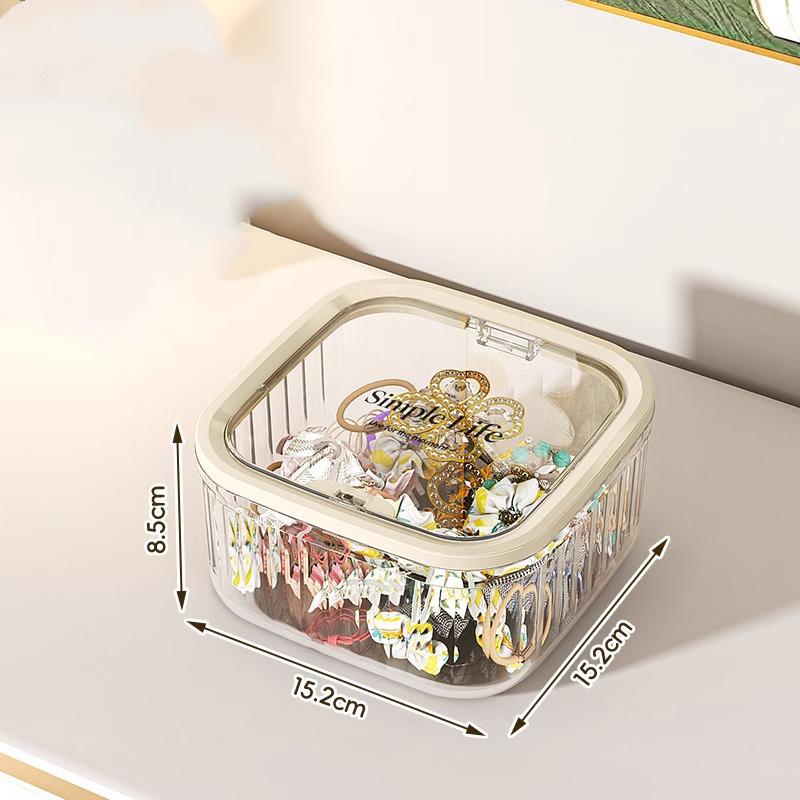 Storage Box Desktop Hair Accessories Jewelry Box Children s Hair Band Hair Tie Hair Clip Storage and Organization Box 2270₽
