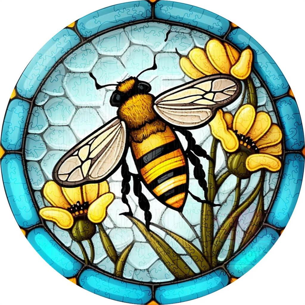 Round Home Decor Draw Unique Wooden Puzzles Ideal for Learning Playthings Adultsblue sky Thinking Puzzles Games Wooden Jigsaw Crafts Present