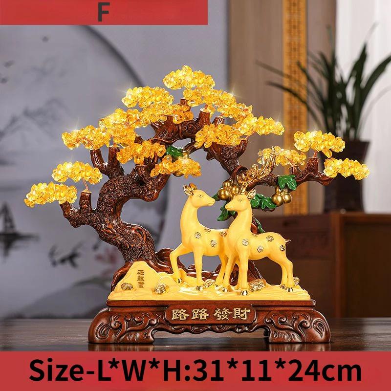 Fate Tree Money Tree Opening Gift Room Wealth Attraction Decoration Artwork Shop Office Decoration