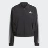 adidas Women S eSSentialS 3 Stripe lifeStyle Woven Bomber Jacket
