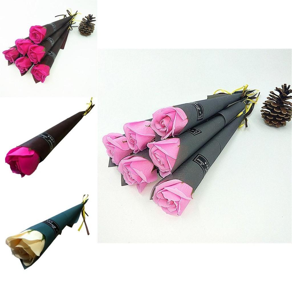 Exquisite Künstliche Rosen Seifenblume Ewiger Einzelstrauß Für Heim- Und Hochzeitsdeko