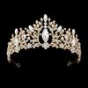 European and American Bride Crown Hair Accessories Crown Dress Accessories  Wedding Styling Headwear for Women