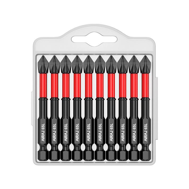 Magnetiskt halkskyddande slagfast skruvmejselhuvud av volframstål