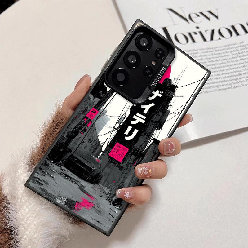 Cyberpunk Aesthetics Shockproof Phone Case for Samsung Galaxy S26 Edge S25 Ultra S24 FE S23 Plus S21 Cover Anti Fall Fundas
