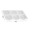 3.8 Inch Deep Resin Coaster Molds 6-Cavity Handmade Coaster Molds  For Craft Art