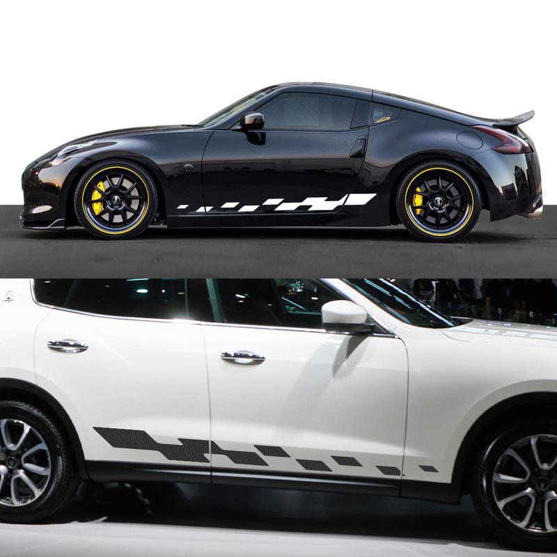 Car Side Stripe Sticker DIY Auto Vinyl Film Decals Tuning Accessories For Nissan 350Z 370Z Z-Cars Fairlady Z33 Z34 Racing Sport