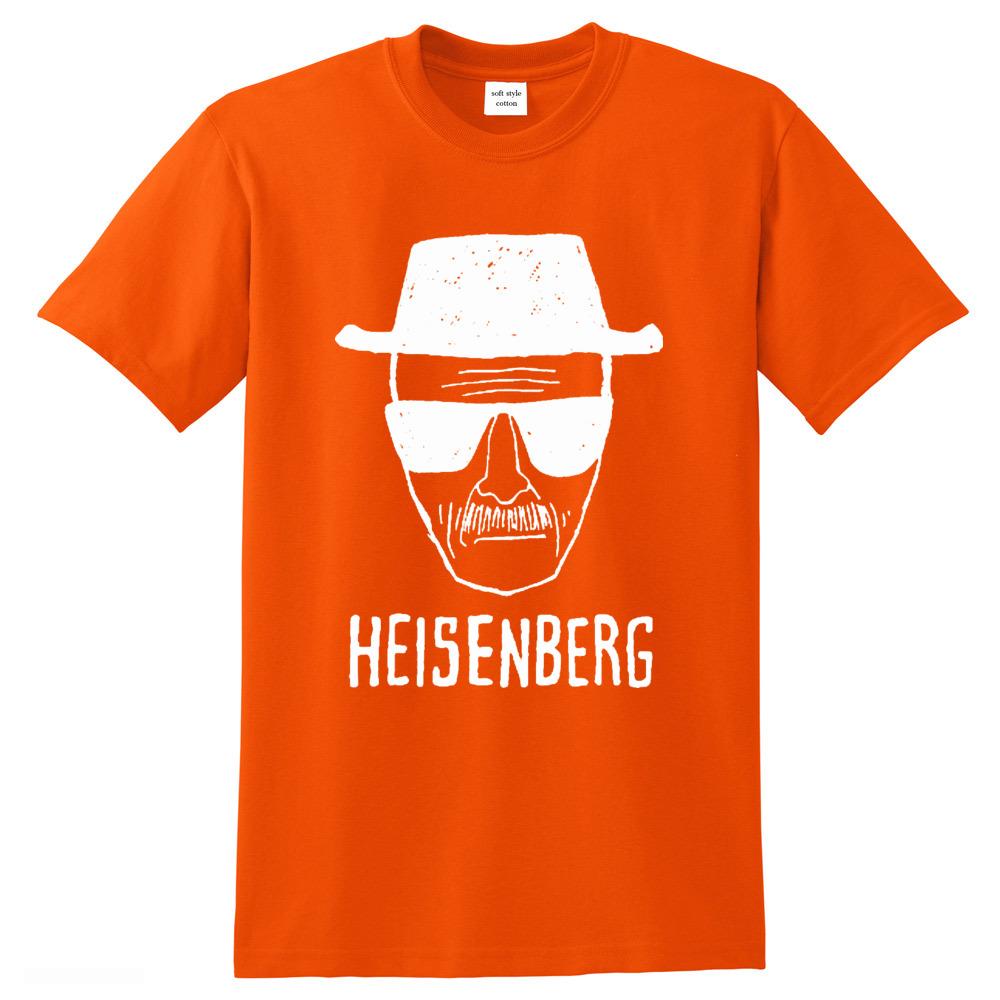 Cool Men Tshirt Breaking Bad Clothes Top Quality 100 Cotton Loose Heisenberg Printed T Shirt Casual Mens Tshirt