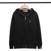 2021 Autumn/Winter Japanese Trendy Brand Unisex Embroidered Logo Zipper Cotton Terrycloth Hoodie