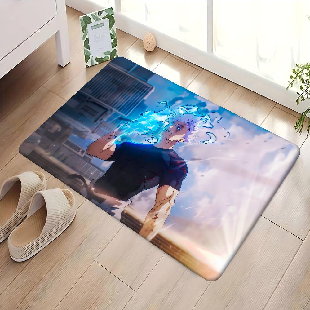 Jujutsu Kaisen Satoru Gojo Hallway Carpet Washable Non-Slip Living Room Sofa Chairs Area Mat Kitchen Doormat Area Rug