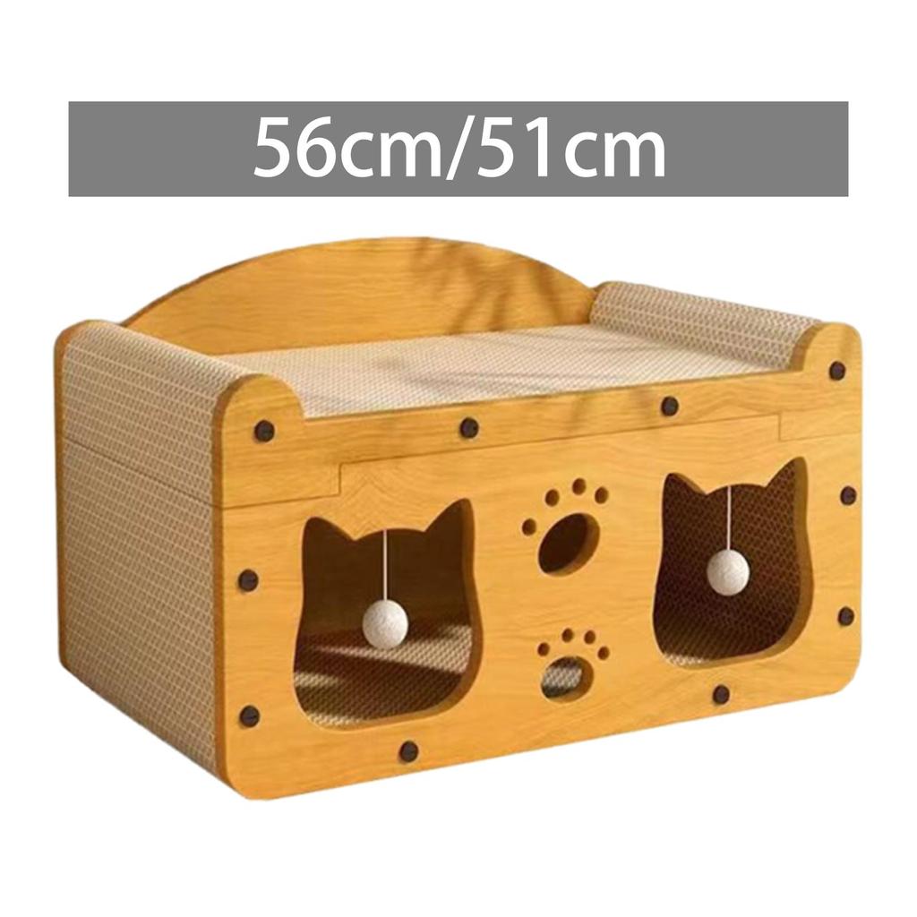 Cat Scratcher House Scratching Board Sturdy Gift Furniture Protection Wear
