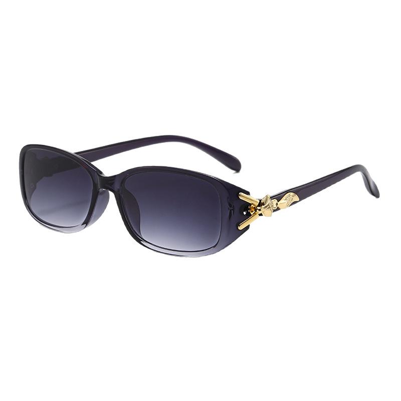 New small frame fox head sunglasses versatile high-end sunglasses women's fashion summer UV-proof glasses