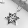 Hexagram Pendant Necklace - Punk, Gothic, Dark Style Design
