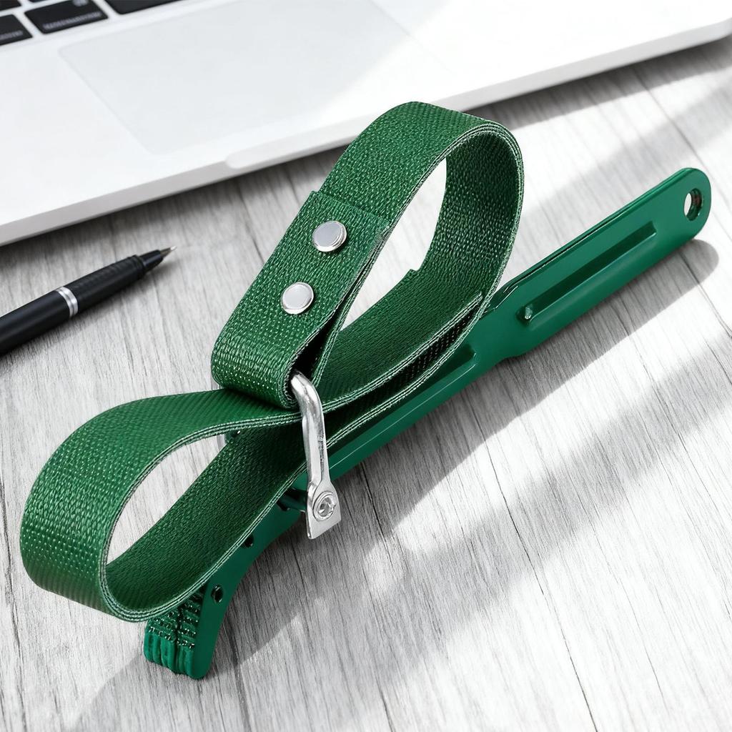 Oil Filter Wrenches Remover Adjustable Belt-Type Anti-Slip Oil Wrench Tool For Motorcycle Automotive Repair Home Indoor Outdoor