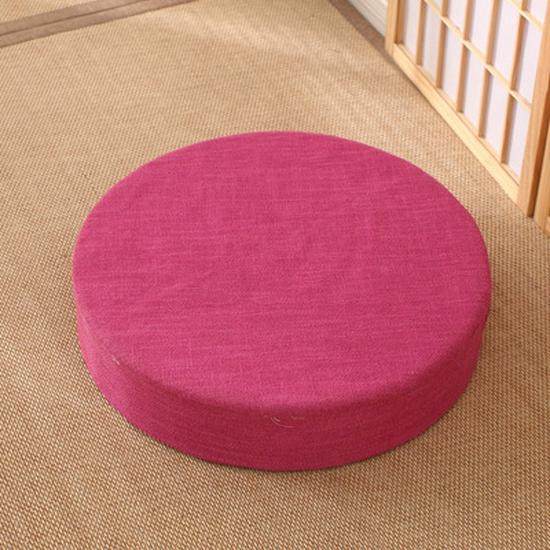 Japanese Linen Bay Window Cushion - Thickened, Removable, Washable Tatami Meditation Mat