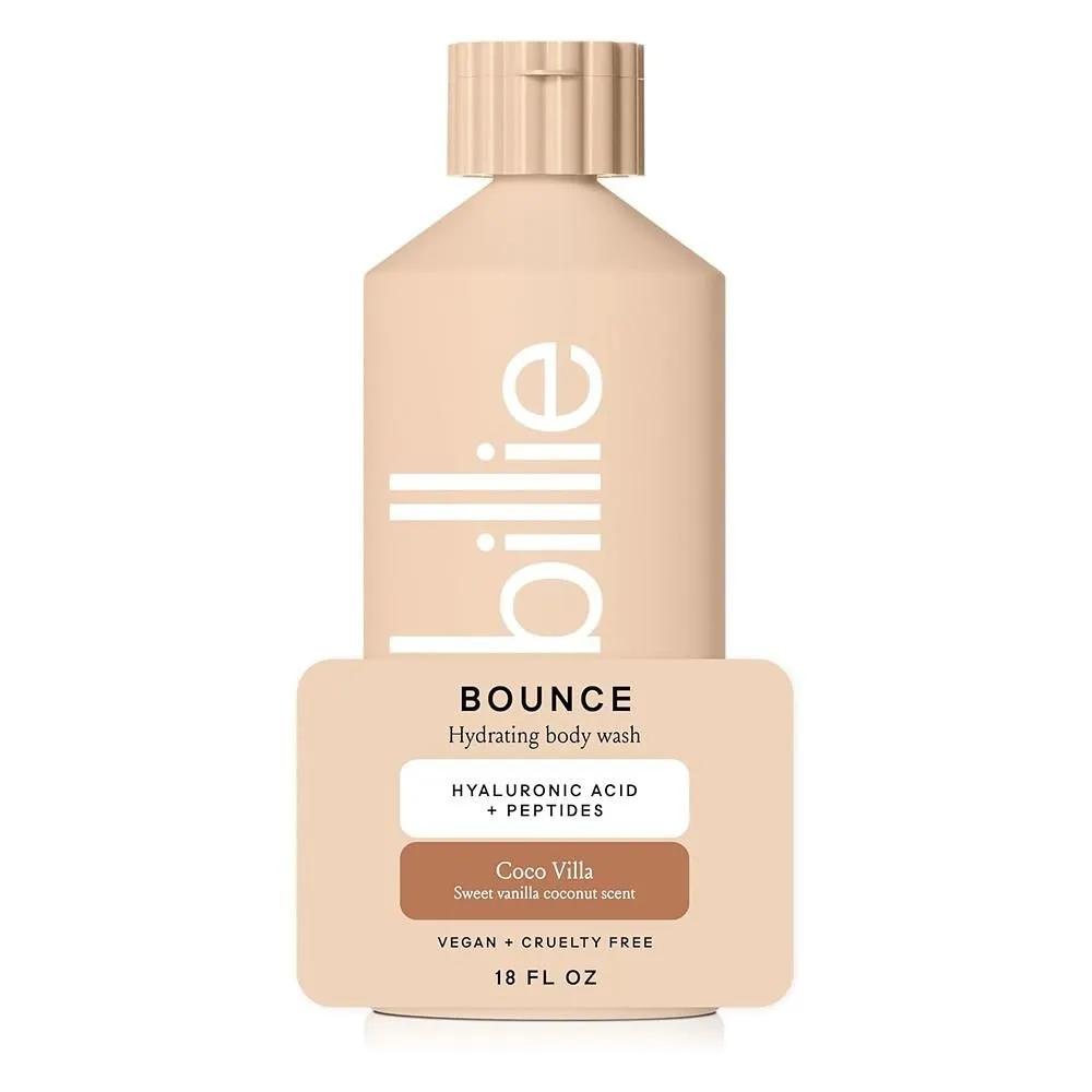 532 мл 1 упаковка Billie Bounce, Увлажняющий гель для душа, Гиалуроновая кислота