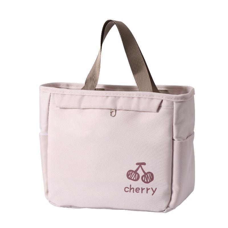 Lunch Box Insulated Bag, Hand-held Insulated Lunch Box Bag, Thickened Insulated Bento Bag, Student Large-capacity Aluminum Foil Bag with Rice Bag