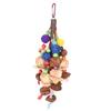 Bird Chew Toy Colorful Beak Grinding Boredom Relief Rattan Ball Corn Cob Nuts Parrot Chewing Toy