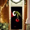 Vánoční ozdoby Grinch Vánoční kryt dveří Banner Visí