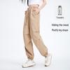 Navigare Women's Loose Fit Cargo Jogger Pants